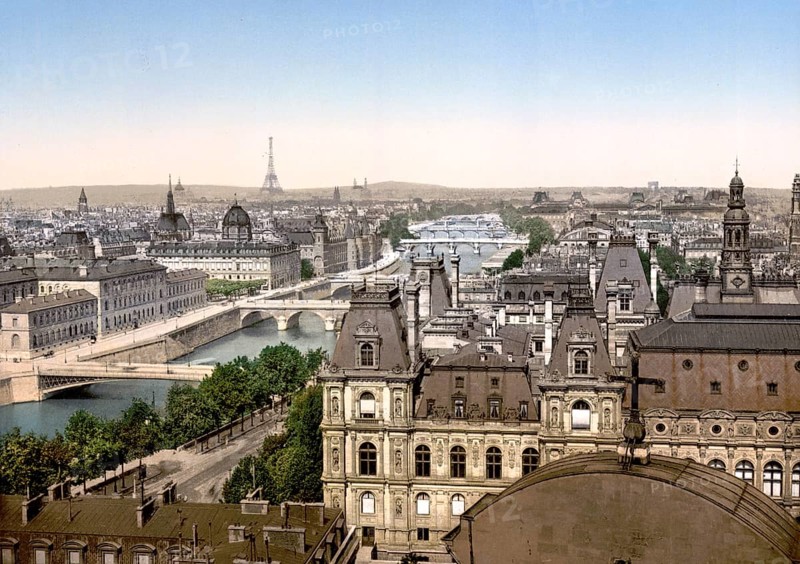 Panorama of the seven bridges