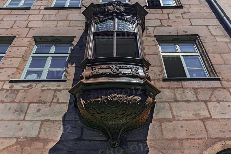 Historic choir on a residential building