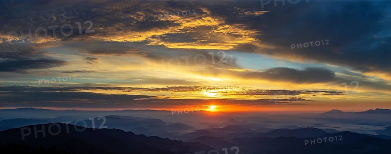 Mountain silhouette
