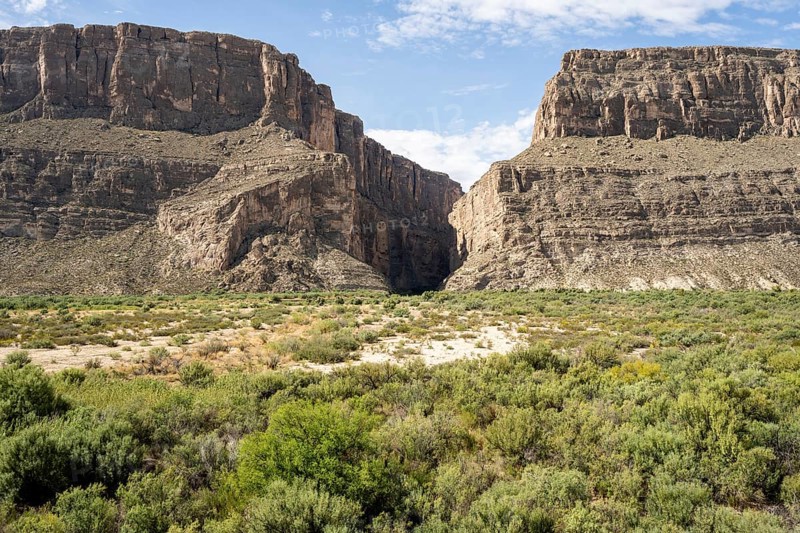 Santa Elena Canyon on the Rio Grande