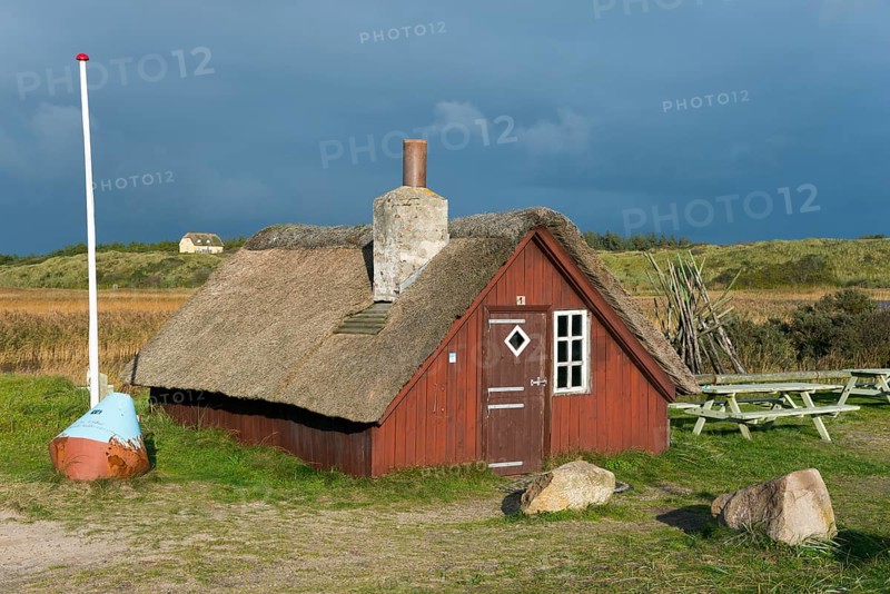 Fisherman's cottage on the former channel to Ringkobingfjord