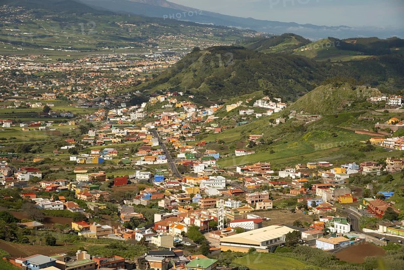 Panorama from Mirador de Jardina to San Cristobal de La Laguna