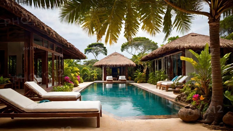 Holiday home in the Caribbean
