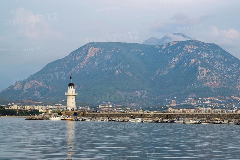 Lighthouse and Marina in Alanya
