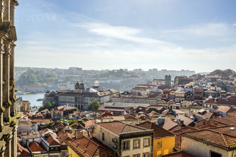Great view of Porto or Oporto the second largest city in Portugal