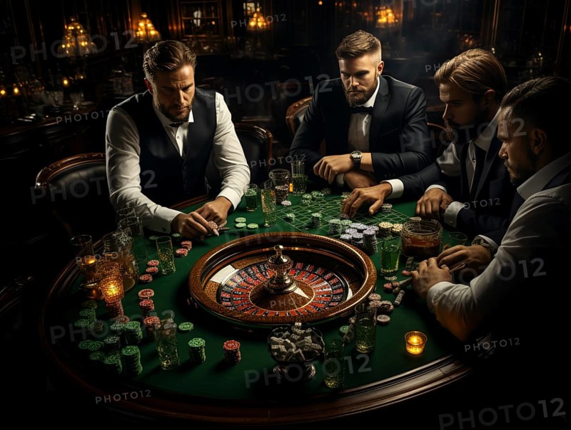 People addicted to gambling