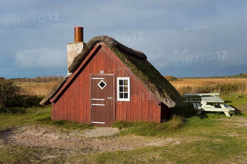 Fisherman's cottage on the former channel to Ringkobingfjord