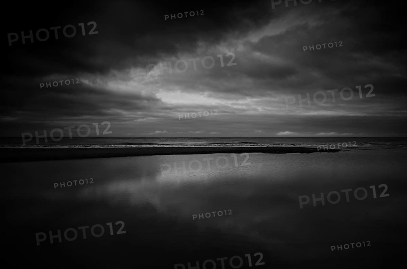 Wadden Sea and dramatic sky