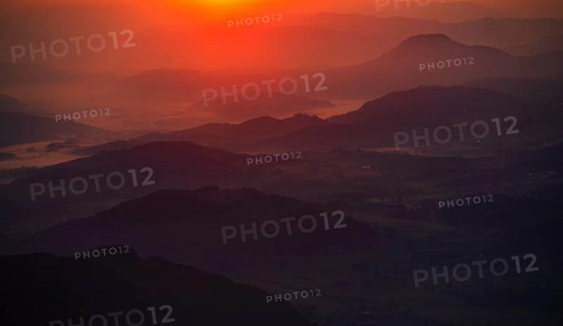 Mountain silhouette