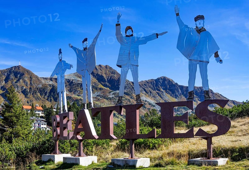 Beatles Monument in Obertauern