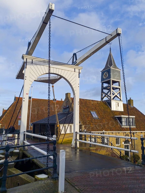 Drawbridge and lock house