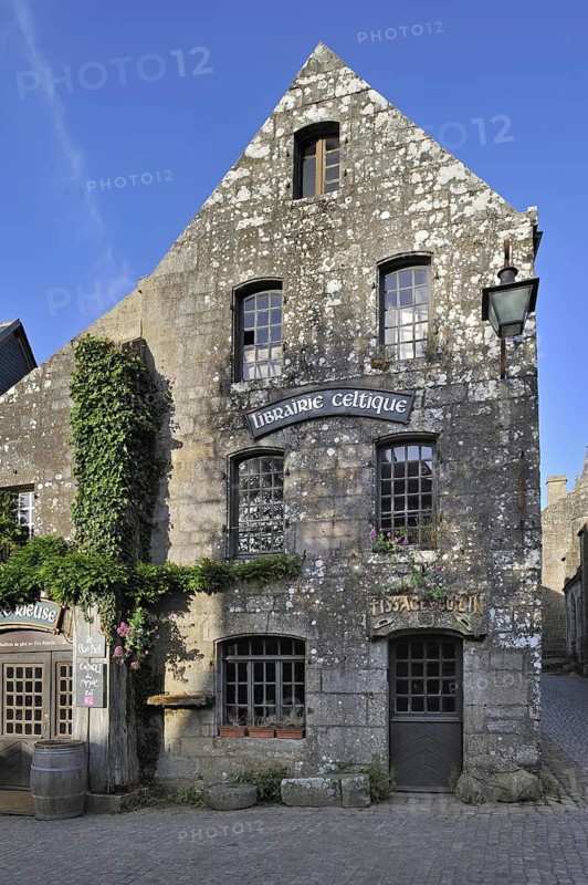 Old picturesque house in the village Locronan