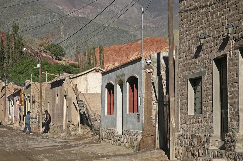 Street in the village Purmamarca