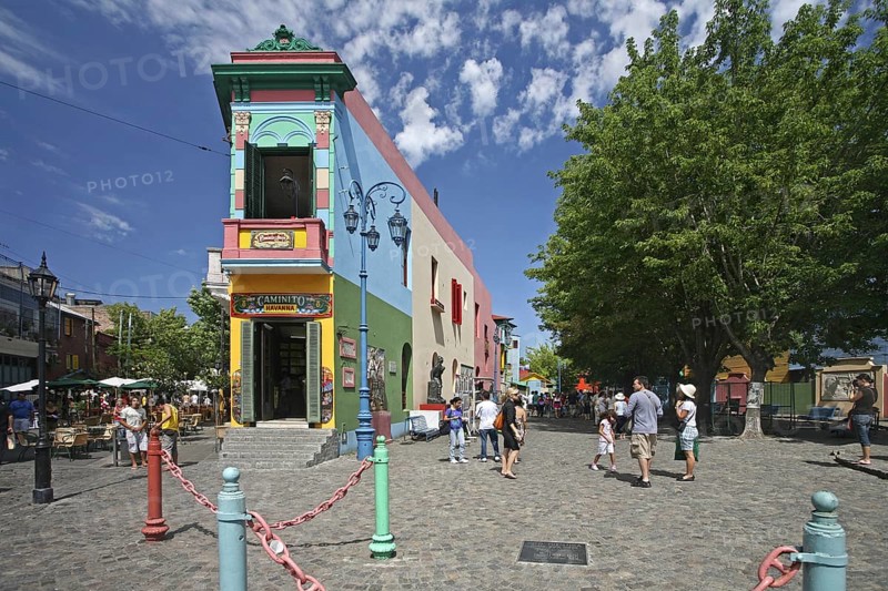 The Caminito of tango lore in the barrio La Boca