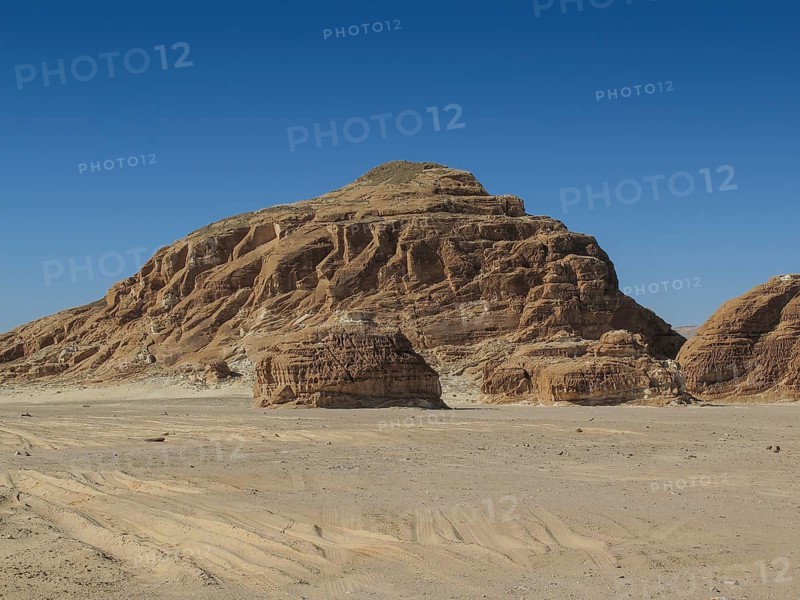 Eroded rocks