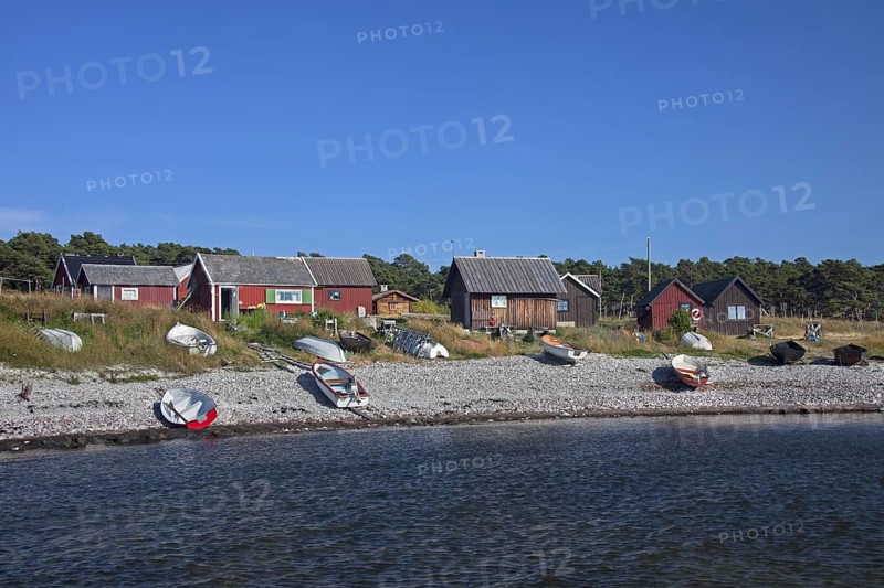 Fishing boats at the village Nyhamn