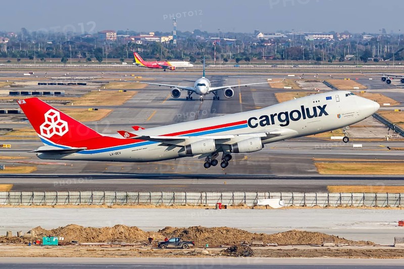 A Cargolux Boeing 747-400F