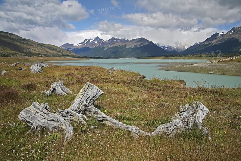 Lago Roca in the Los Glaciares National Park near El Calafate in Patagonia