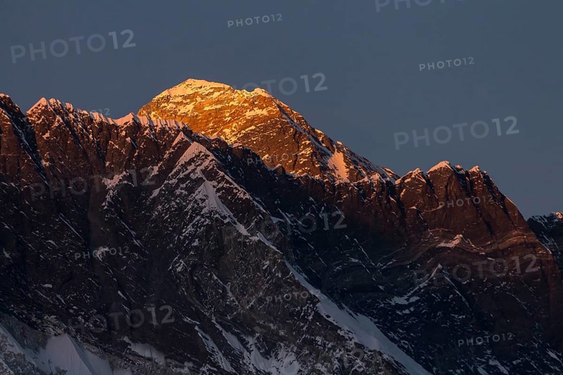 The upper part of Mount Everest
