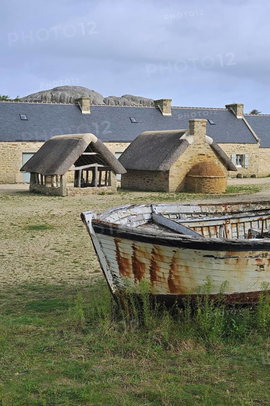 Restored fishing village of Meneham