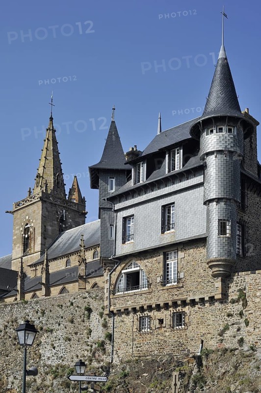 House on the ramparts at Granville