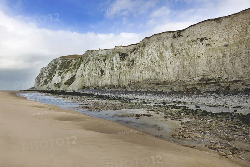The white chalk cliffs at Cap Blanc Nez