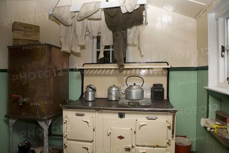 Interior of museum Bransfield House