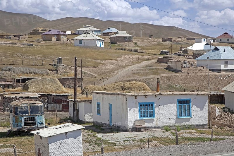 The remote village Sary-Tash