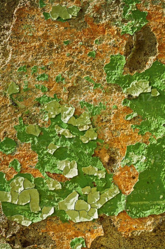 Old painted concrete