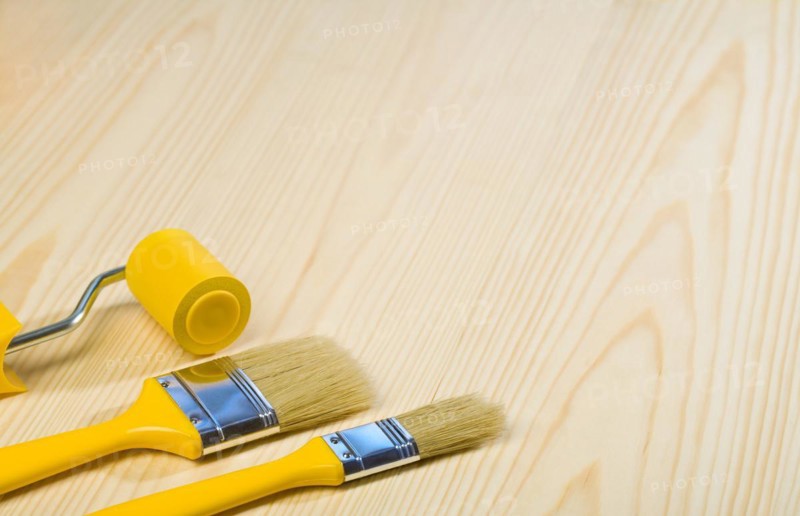 Copyspace brush and paint roller