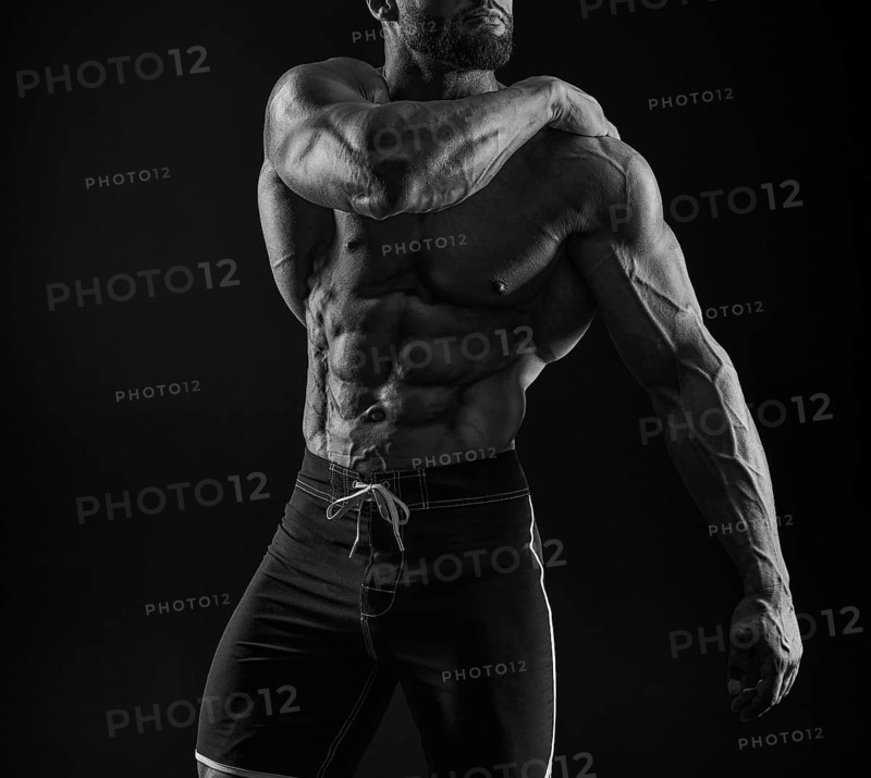 Muscular male torso. Perfect fit