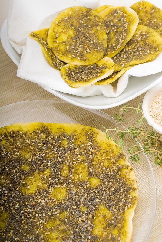 Lebanese manouche or manoushe