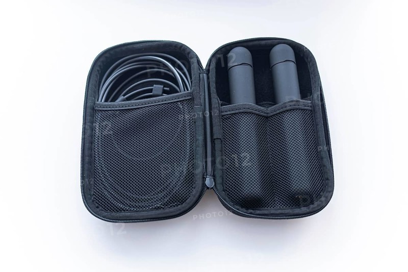 Digital smart jump rope on a white background