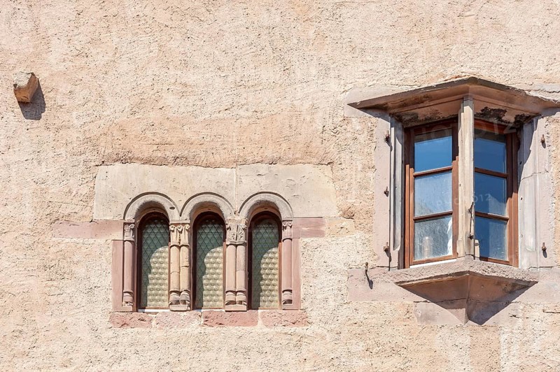 Window on the Romanesque House Maison Romane