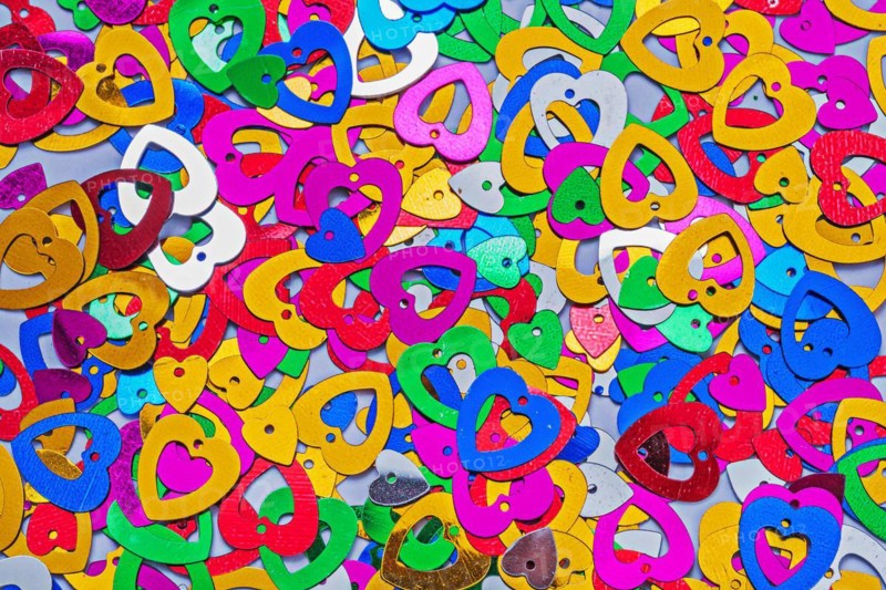 Abstract valentines background horizontal version
