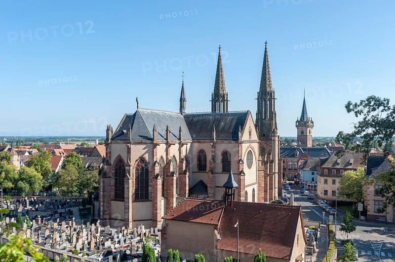 View from the National Monument of the Forcibly Incorporated to the Church of St Peter and Paul