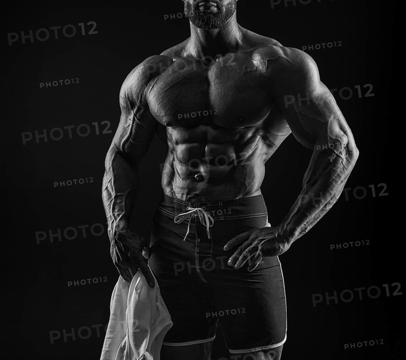 Muscular male torso. Perfect fit