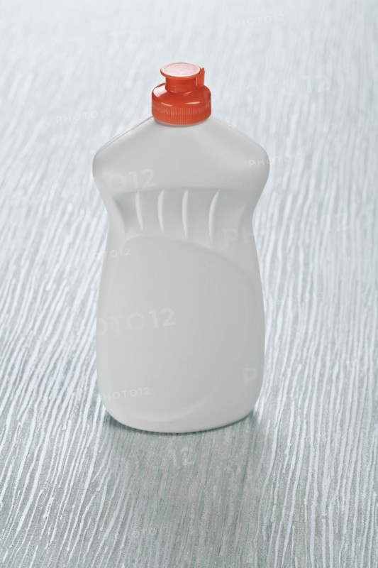 A cleaning agent on a blue background