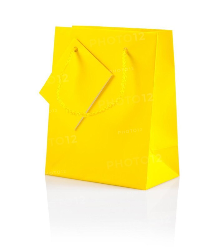 Yellow paper bag insulated