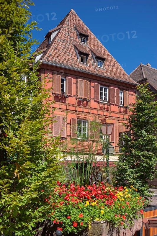 Half-timbered house in the historic old town