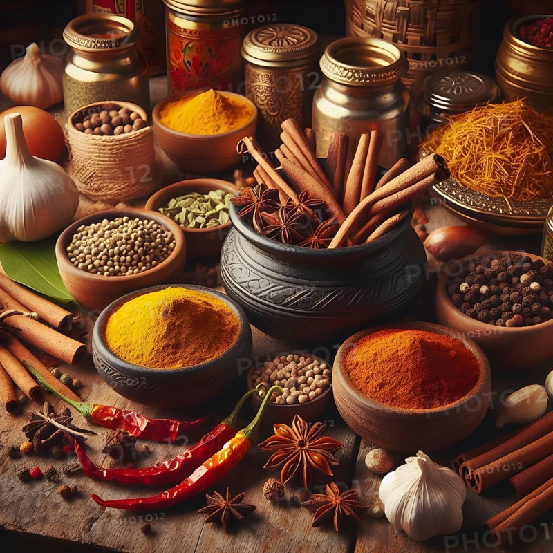 Set of spices
