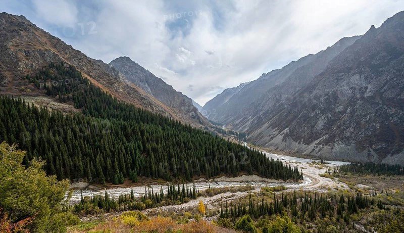 View into the Ala Archa valley
