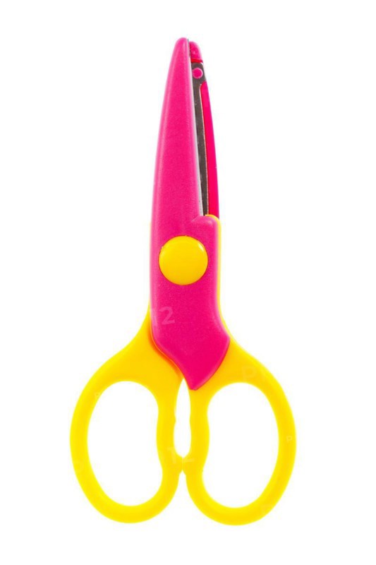 Coloured isolated scissors