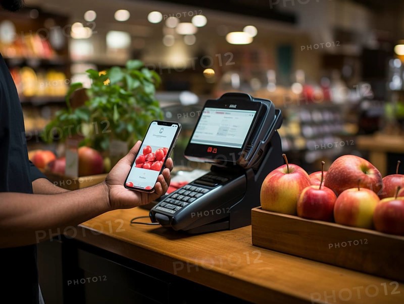 Purchasing and control with your cell phone while shopping