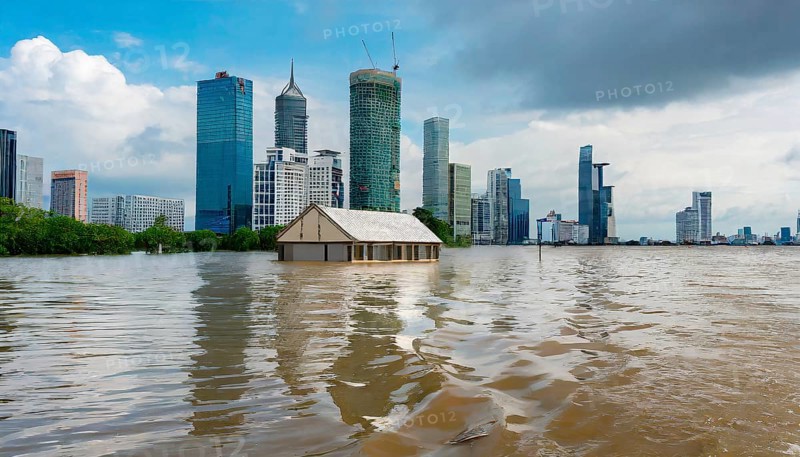 Symbolic image. Climate change