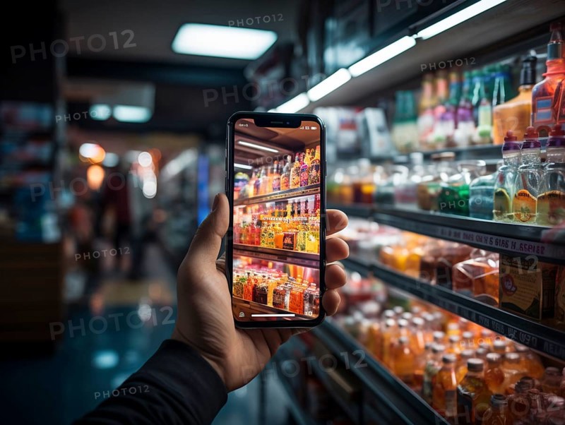 Purchasing and control with your cell phone while shopping