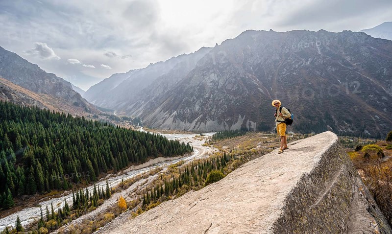 View of the Ala Archa valley from the viewpoint