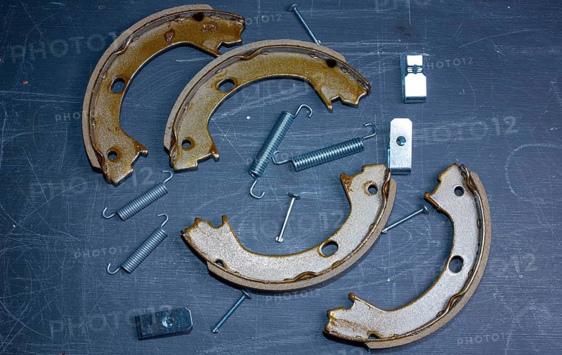 Hand parking brake pad replacement concept