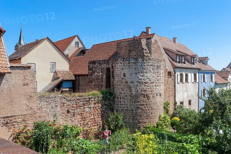 Part of the historic city wall along the Rem Marechal Joffre road