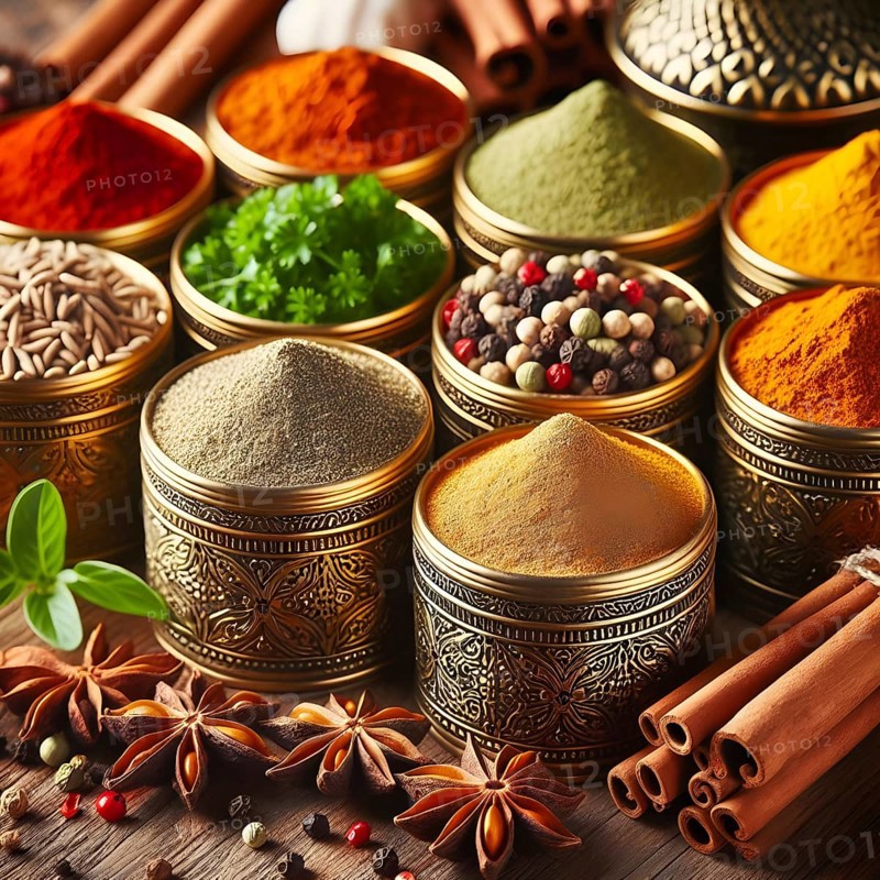 Set of spices